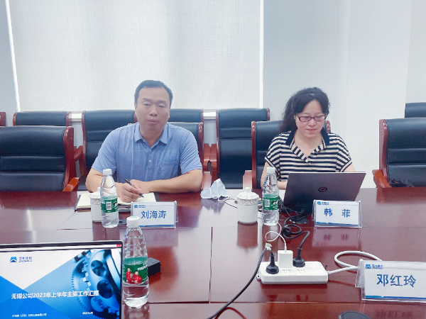 黨委副書記、總經理劉海濤赴無錫公司開展主題教育調研